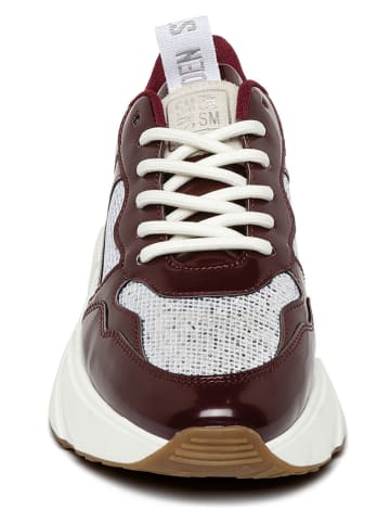 Sneakers rood/zilverkleurig