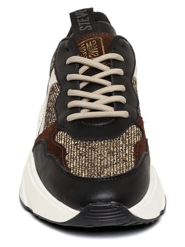 Sneakers zwart/goudkleurig