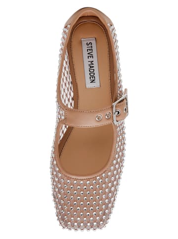 Spangenballerinas in Beige