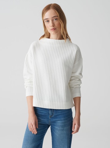 Sweatshirt in Weiß