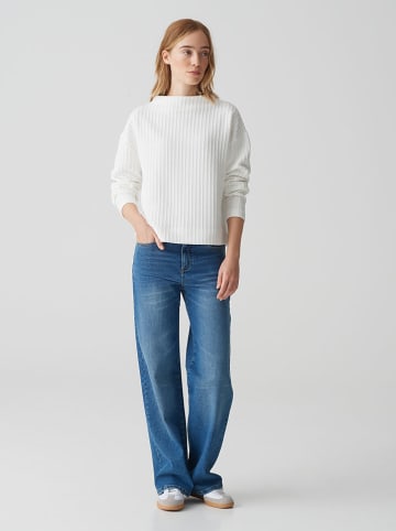 Sweatshirt in Weiß