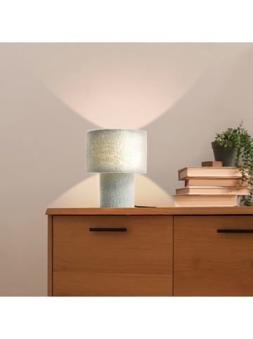 Lampa stołowa "Teddy" w kolorze zielonym - wys. 30 x Ø 23 cm