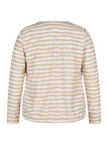 Twinset in Weiß/ Beige