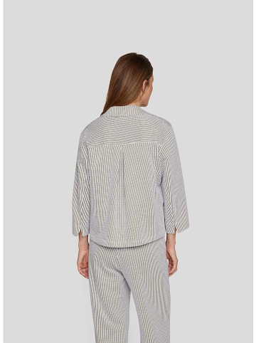 Blazer in Grün/ Weiß