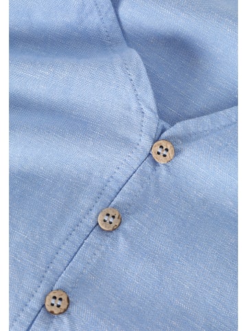Bluse in Hellblau
