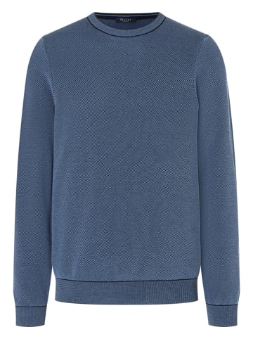 Pullover in Dunkelblau/ Hellblau