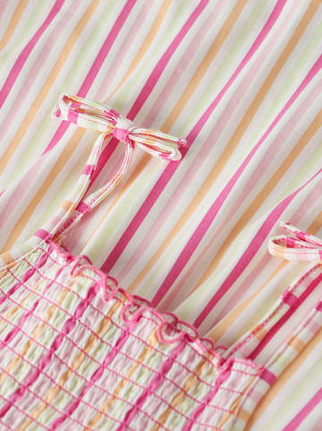 Jurk "Filuaz" roze/groen/geel