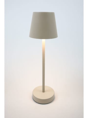 LED-Tischleuchte in Creme - (H)36,5 x Ø 11 cm 
