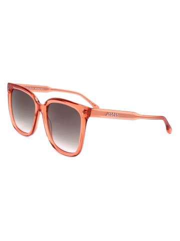 Damen-Sonnenbrille in Koralle/ Grau