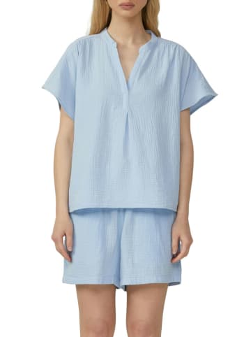 Bluse in Hellblau