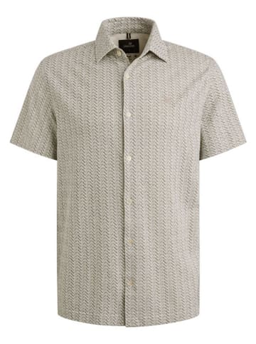 Blouse groen/wit