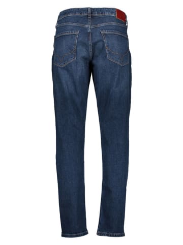 Spijkerbroek "Stanley" - tapered fit - donkerblauw
