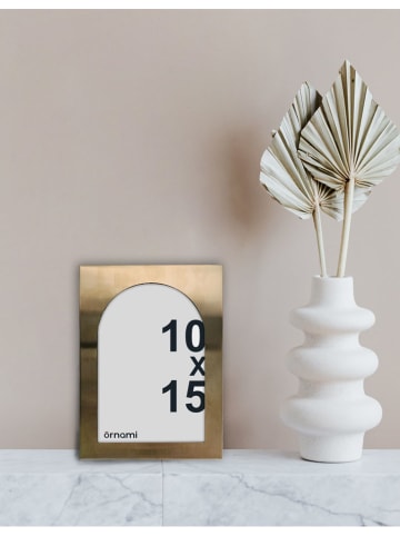 2er-Set: Bilderrahmen in Gold - (L)18,2 x (B)13,2 cm