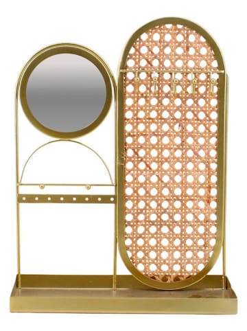 Schmuckständer ''Safi'' in Gold - (B)23 x (H)30 x (T)12 cm