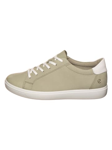 Skórzane sneakersy "Classic" w kolorze oliwkowo-białym