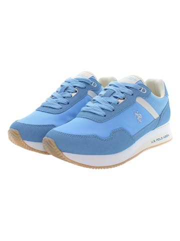 Leren sneakers "Frisby" blauw