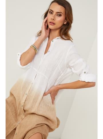 Jurk wit/beige