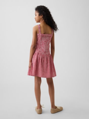 Kleid in Rot/ Weiß