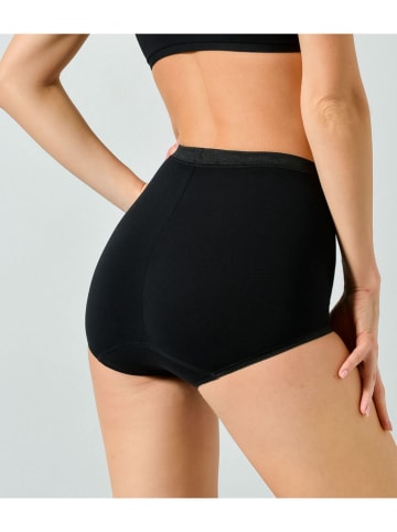 Figi high waist w kolorze granatowym