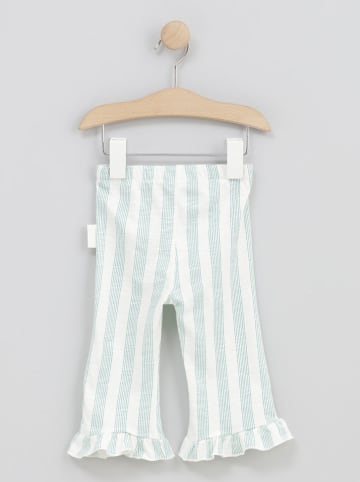 Schlagleggings in Creme