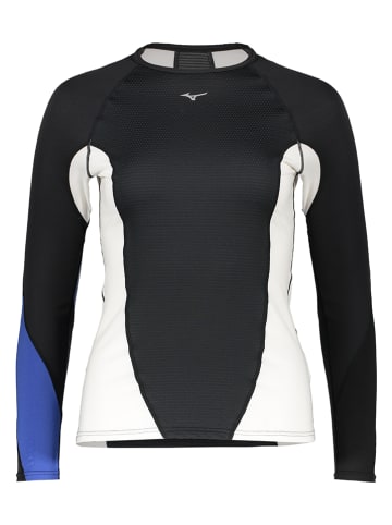 Thermounterhemd  "VBody G1 Crew" in Schwarz/ Weiß/ Blau