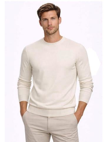 Sweter "Famballe" w kolorze kremowym