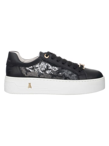 Leren sneakers zwart