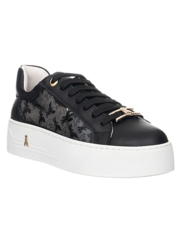Leren sneakers zwart