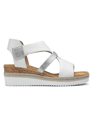 Sleehaksandalen wit
