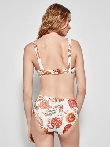 Biustonosz bikini w kolorze kremowo-pomarańczowym
