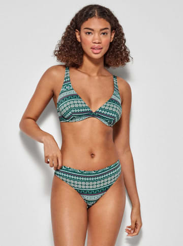 Biustonosz bikini w kolorze zielonym