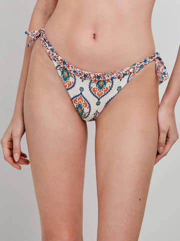 Figi bikini w kolorze biało-niebieskim