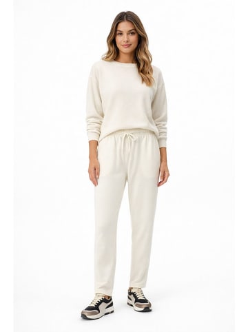 Sweatbroek crème