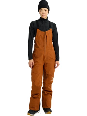 Ski-/ Snowboardhose "[ak] Kimmy GORE-TEX 2L Bib Pants" in Rostbraun