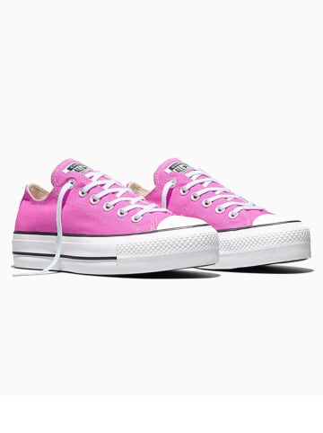 Sneakersy "Chuck Taylor All Star Lift Ox Shocking" w kolorze różowym