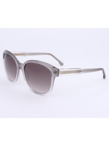 Damen-Sonnenbrille in Beige/ Grau