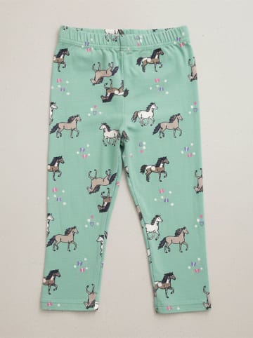 Capri-Leggings in Grün