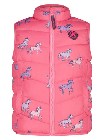 Steppweste in Pink