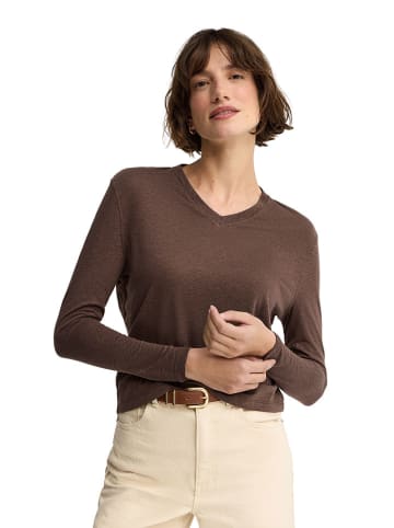 Longsleeve in Braun