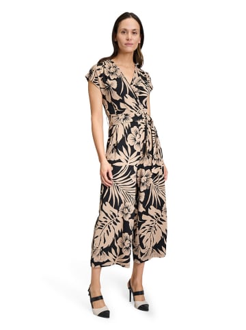 Jumpsuit beige/zwart