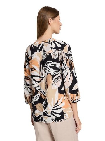 Blouse beige/zwart