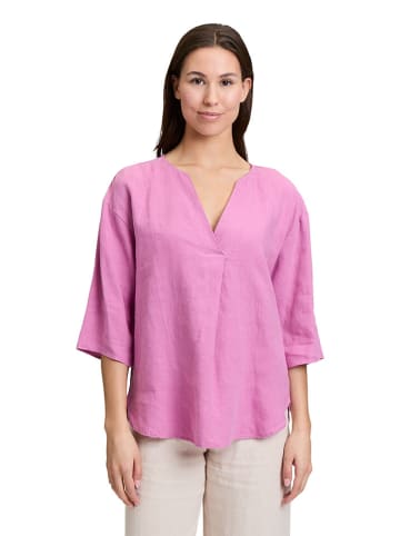 Leinen-Bluse in Pink