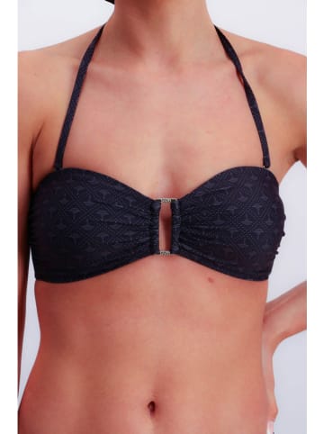 Bikini-Oberteil in Grau