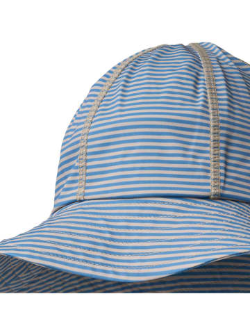 Sonnenhut "Bora" in Blau/ Beige