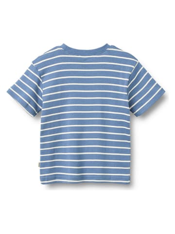 Shirt "Fabian" in Blau/ Weiß