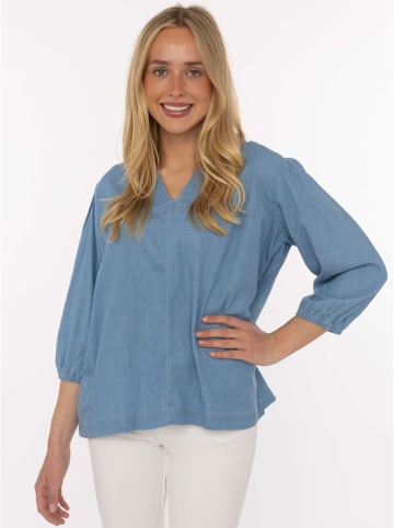 Blouse blauw