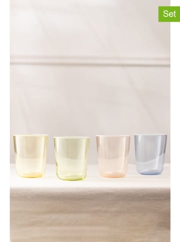 Szklanki (4 szt.) w różnych kolorach - 315 ml