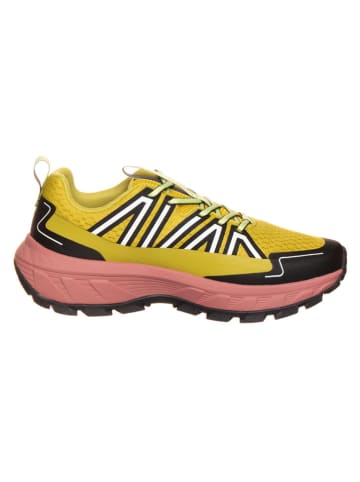 Buty "Wide Hike Texapore Low" w kolorze żółtym do biegania