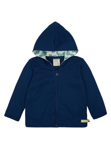 Sweatjacke in Dunkelblau