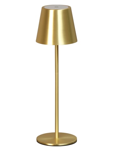 Lampa zewnętrzna LED "Viletto" w kolorze złotym - wys. 36 x Ø 11 cm